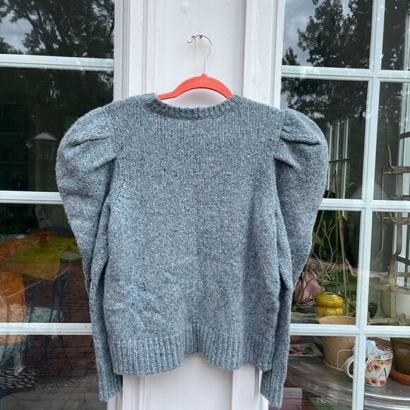 FRAME Pleated Puff Sleeve Sweater NWT - Picture 8 of 10
